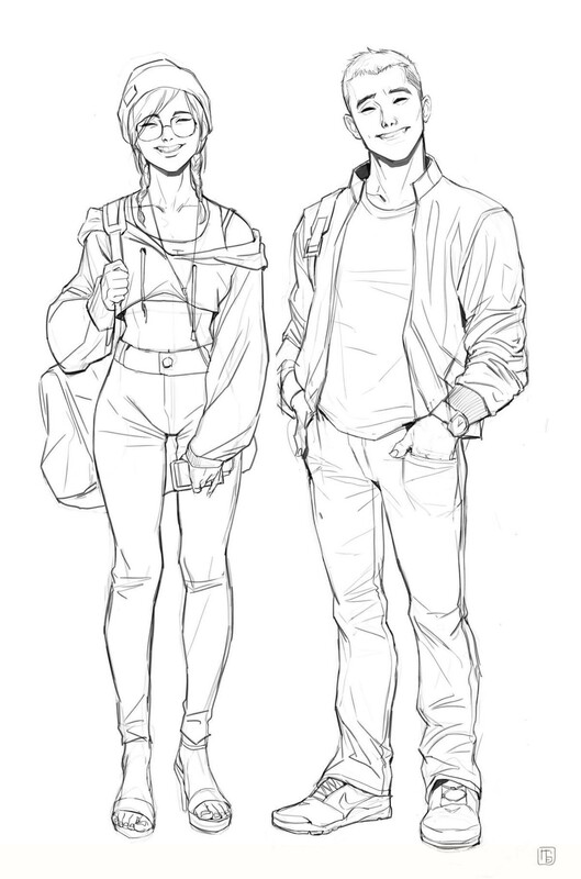 BỘ CỌ VẼ PHÁC THẢO, KÝ HỌA PROCREATE (FREE)