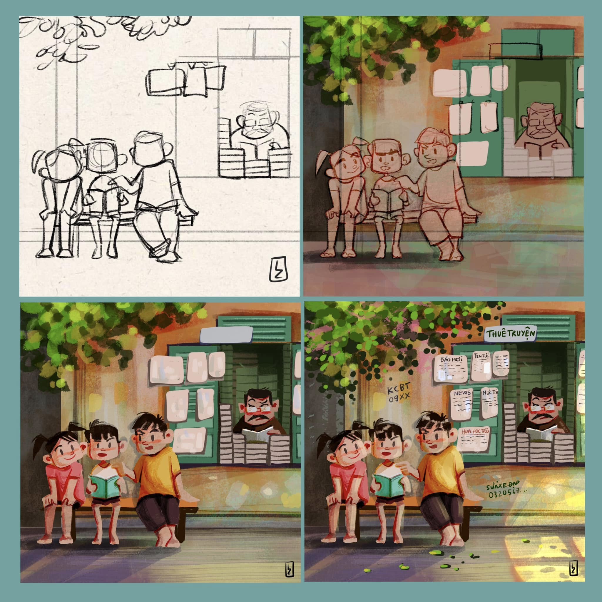 KHÓA HỌC VẼ MINH HỌA CƠ BẢN